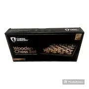 Chess Armoury Wooden Chess Set Play Set - 15"