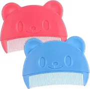 GLSTOY 2pcs Comb Comb Newborn Comb Combs for Hair Cradle Cap Comb for Babies Cute Hair Combs Boy Comb Grooming Kit Fine Hair Combs Bassinets Plastic