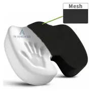 Memory Foam Seat Cushion Pillow Orthopedic Back Support Coccyx Pain Relief UK