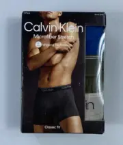 Men's Calvin Klein Microfiber Stretch 3 Pack Boxer Brief XL(40-42) Underwear