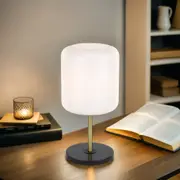 Korova Table Lamp in Opal or Smoke Glass
