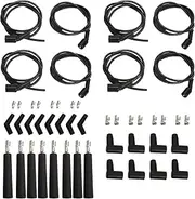 5ft Spark Plug Wire Set with Straight 90 135 Degree Boots, 8Pcs, Compatible with LS1 LS2 LS3 LQ9 5.3 5.7 6.0 6.2