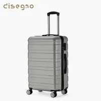 在飛比找momo購物網優惠-【DISEGNO】28吋極簡生活大容量拉鍊行李箱