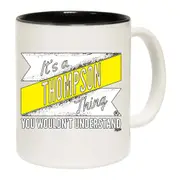 Thompson V2 Surname Thing Mug Cup