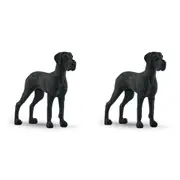 2x Schleich 3.1'' Great Dane Dog Animal Action Figure Kids/Child Play Toy 3-8y