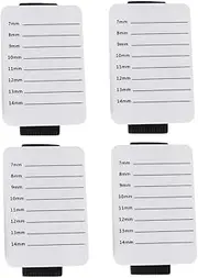 BESTYASH 4pcs Eyelash Extension Plate Durable Acrylic Lash Holder with Scale for Arrangement for Professional Salons and Home Use
