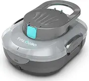[TALOSBO] Pleco S1 Pool Robot with 80 Minutes Automatic Cleaning Time, Pool Vacuum Cleaner Battery with Dual Motors, 2.5 Hours Charging Time, Compact and Lightweight Pool Cleaner for Above Ground Pools