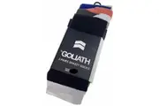 3PK Mens ST GOLIATH The Block Crew Socks Snazzy Sox Cotton Blend - Multi - 11-14