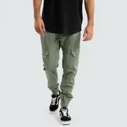 [Nena and Pasadena] F100 Cargo Jogger Khaki 38