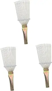 BESPORTBLE Pcs Horse Grooming Brush Grooming Rake Metal Cattle Hair Remover Horse Hair Removal Rake for Livestock Pets