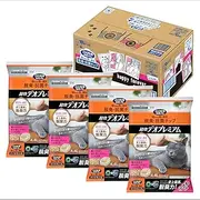Nyan Tomo Clean Toilet, Cat Sand, Deodorizing/Antibacterial Chip, Super Pleasant Deo Premium, Small Granules 1.6 fl oz (4.4 L) x 4 Packs