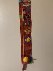 ROD & REEL FISHING KIT ALVIN AND THE CHIPMUNKS BRAND NEW 29.5" youth size pole