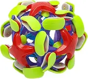 Expanding Ball Toy Sphere | Colorful Expandable Magic Fidget Sphere Ball | Telescopic Toys for Kids, Outdoor Throwing Fidget Party Props for Breathing Exercises and Play