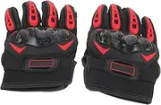[KOMBIUDA] Men's Cycling Gloves Touchscreen Fingerless Motorcycle Gloves for Men Drop Resistance