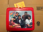 Vintage 1990 Plastic Lunchbox Guys Next Door NBC TV Show Boy Band NEW W/Thermos