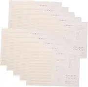 FUNOMOCYA Music Composition Notebook Sheet Music Notebook Portable Five-book Set