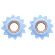 2x Koala Dream Silicone Kids/Childrens Soothing Teether Sunny Cloud Blue 4M+
