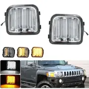 Clear Lens Switchback White/Amber Sequential LED Lamp Compatible with 2006-20...