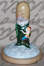 Cookie Art 1997 Fairy Tale Series Stamp #4 JACK & THE BEANSTALK Round EUC