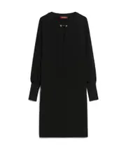 Max Mara Studio Asti Cady Long-Sleeved Dress IT40,IT42,IT38,IT36 black