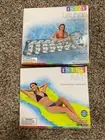 Intex Lounge Tote N Float Mat Zesty Lemon Yellow 90”x34” Pool Float Lot of 2