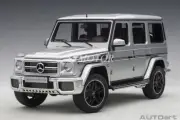 AUTOart 1:18 Benz AMG G63 2017 Diecast Car Model Kids Toys Girls Silver Display