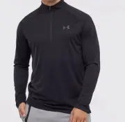 NWT XXL Under Armour Men's Armour Fleece 1/2 Zip Ribbed Cuff Long Sleeve Shirt