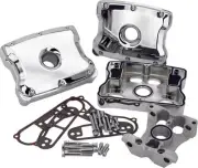 HD Chrome Rocker Box Cover Set Pair Kit Harley Heritage Springer 97-99