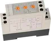 ZenithAur Voltage Monitoring Relay DC 12V / 24V / 36V / 48V Adjustable Voltage Relay Over - Voltage and Under - Voltage Protective (DC48V)