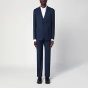 [Tagliatore] Single-breasted navy blue wool suit 46 IT Blue