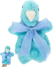 Totority Hand Puppet Early Education Puppet for Pigeon Stuffed Animal Pigeon Stuffed Animal Plush Sky-Blue