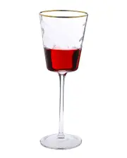 Alice Pazkus Set of 6 Pebble Glass Wine Glasses