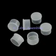 100-Pack Plastic Covers Dustproof Dust Cap for N UHF Female RF Connector adapter