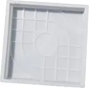Kisangel Pavement Stone Reusable Concrete Stepping Stone Maker for Garden Pathways Cement Mold for Patios Courtyards Walkways White