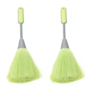 2 Pcs Keyboard Cleaning Duster Piano Instrument Brush Machine Scrubber