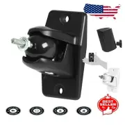 Premium Black Speaker Wall Mounts - Pro-Mount 90 Articulating Design (2-Pack)
