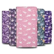 FLIP CASE FOR SAMSUNG GALAXY|CUTE SHARK PUP MARINE FISH FISH PATTERN #A2