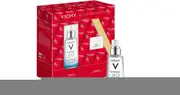 Vichy Minéral 89 Christmas Gift Set for Intense Skin Hydration Light Cream 15ml + Strengthening and Plumping Booster with Hyaluronic Acid 50ml