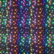 6X3M Christmas Lights Curtain String Light 960 LED RGB Remote