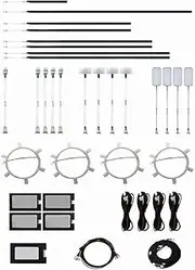 Atmosphere Light + Luminous Horn Cover Plate Replacement Compatible With Lincoln Adventurer Flyer Navigator 2020-2022 Screen Control(Ambient light)