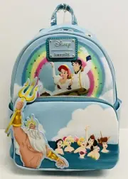 Loungefly Disney Little Mermaid Triton’s Gift Mini Backpack