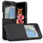 Entronix Case Compatible with Galaxy Z Flip 6 - Soft-Touch Dual-Layer Sleek Cove