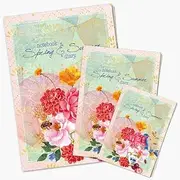Daphne's Diary Notizbuch-Set mit 3 Stück Frühling und Sommer | 3 farbenfrohe, inspirierende Notizbücher mit liniertem Papier (A4, A5, A6) | Perfekt für all Ihre kreativen Ideen, Notizen und Pläne |