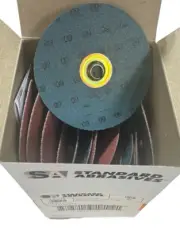 Standard Abrasives 4" Quick Change TSM Sanding Discs 60 Grit Ceramic 25 Pack