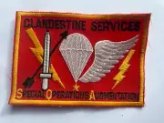 US VIETNAM PATCH 5th SFG CLANDESTINE SERVICES SPECIAL OPERATION AUGMENTATION NOS