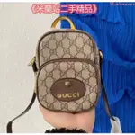 二手GUCCI 古馳 NEO VINTAGE 男女通用 虎頭手機包/手提包/單肩包/斜背包658556 手機包