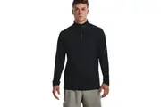 Mens Under Armour Launch Pro Quarter Zip Black Shirt