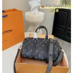 【禮盒】精品包包 LV BAG皮革托特包 高品質PVC手提包 戶外休閒斜背包 男女皆宜