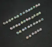 WHOLESALE 21PR 925 SOLID STERLING SILVER ETHIOPIAN OPAL STUD EARRING LOT v165