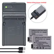 LP-E8 LPE8 Battery 1100 mAh or Charger for Canon EOS Kiss X4, X5, X6i, X7i